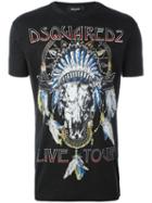 Dsquared2 Live Tour T-shirt, Men's, Size: Xxl, Black, Cotton