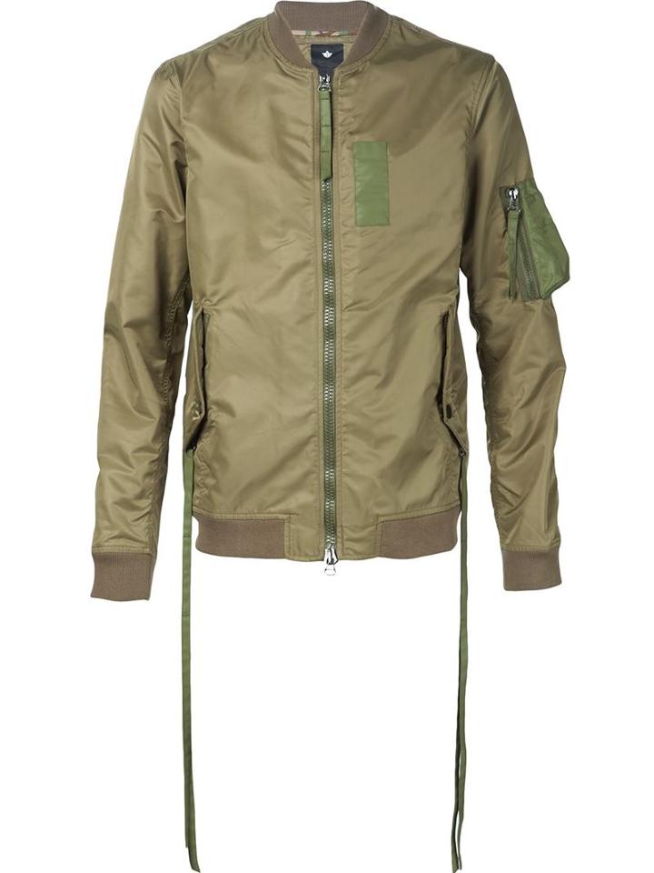 Maharishi Ribbon Detail Bomber Jacket