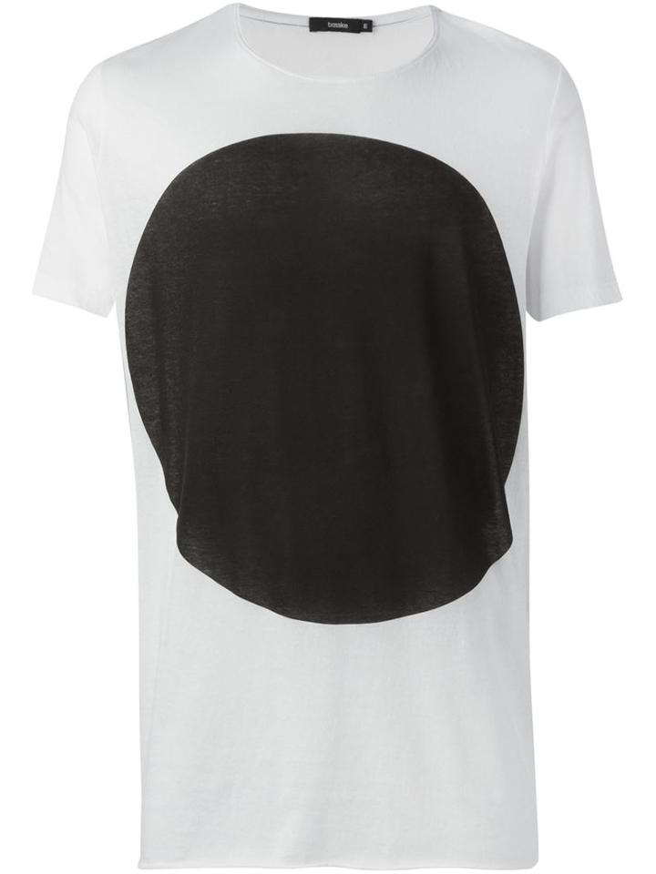 Bassike Oversized Dot T-shirt, Men's, Size: Medium, White, Organic Cotton