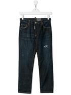 Dsquared2 Kids Distressed Detail Jeans - Blue