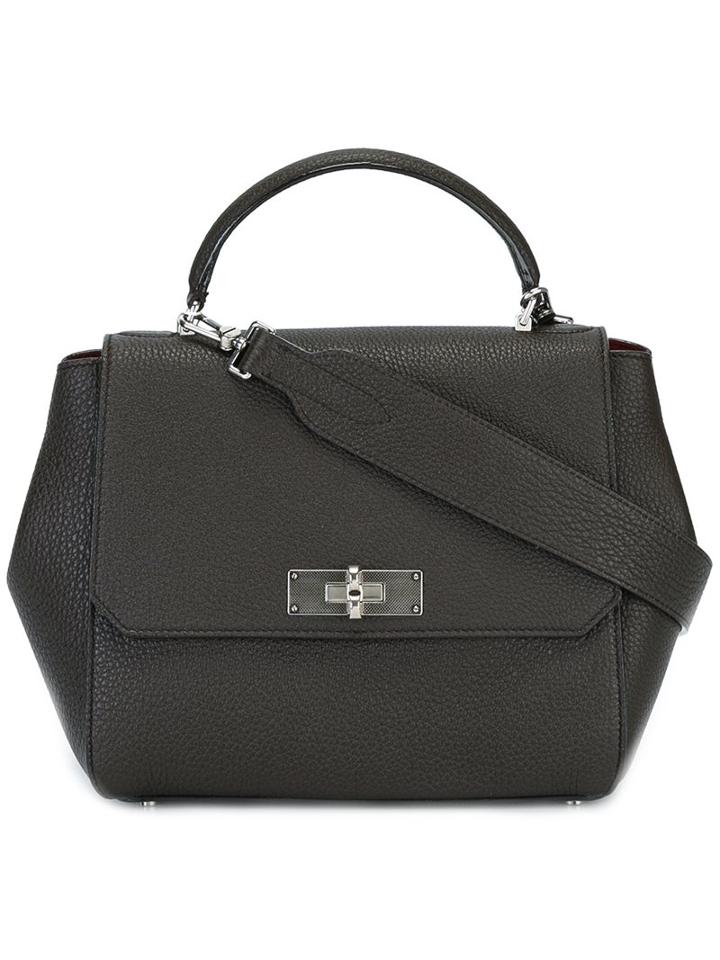 Bally Diamond Shaped Tote Bag, Women's, Brown