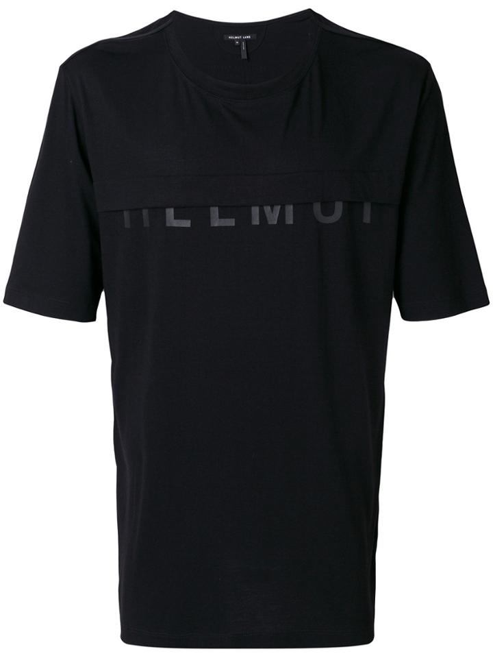 Helmut Lang Branded T-shirt - Black