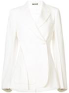 Maison Margiela Double-breasted Blazer - White