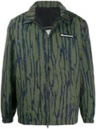Billionaire Boys Club Patterned Logo Patch Shirt Jacket - Black