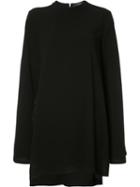 Ellery Oversized Blouse, Women's, Size: 10, Black, Acetate/polyester