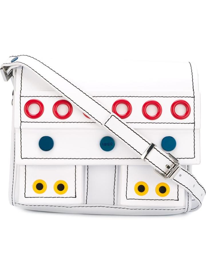 Kenzo 'biker' Shoulder Bag, Women's, White