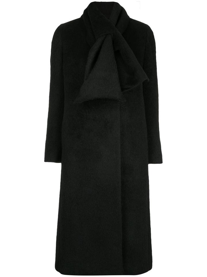 Tomorrowland Double Breasted Coat - Black