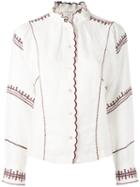 Isabel Marant Étoile - Delphine Shirt - Women - Linen/flax/polyester - 36, Nude/neutrals, Linen/flax/polyester