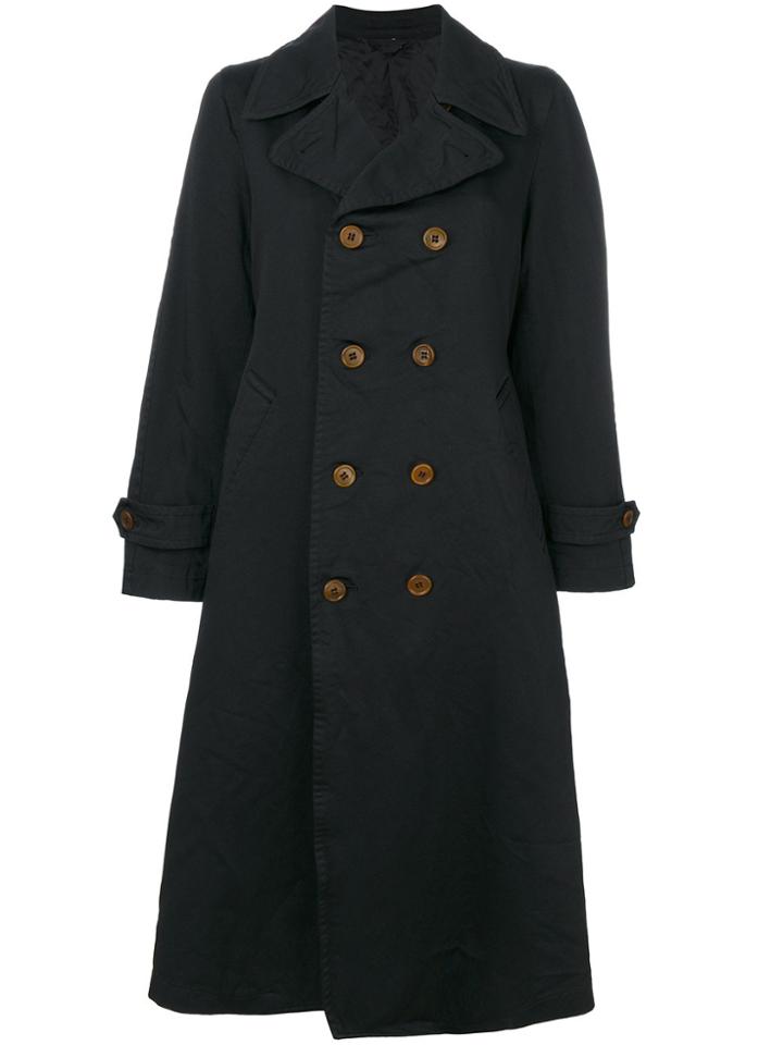 Comme Des Garçons Single Breasted Coat - Black