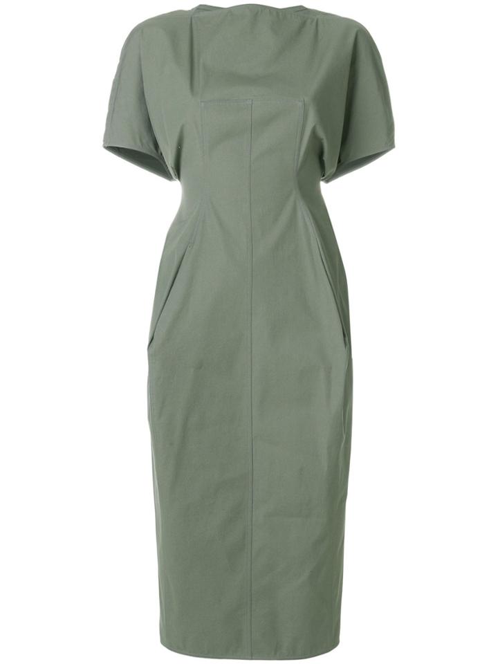 Rick Owens Fitted Tube Dress - Green