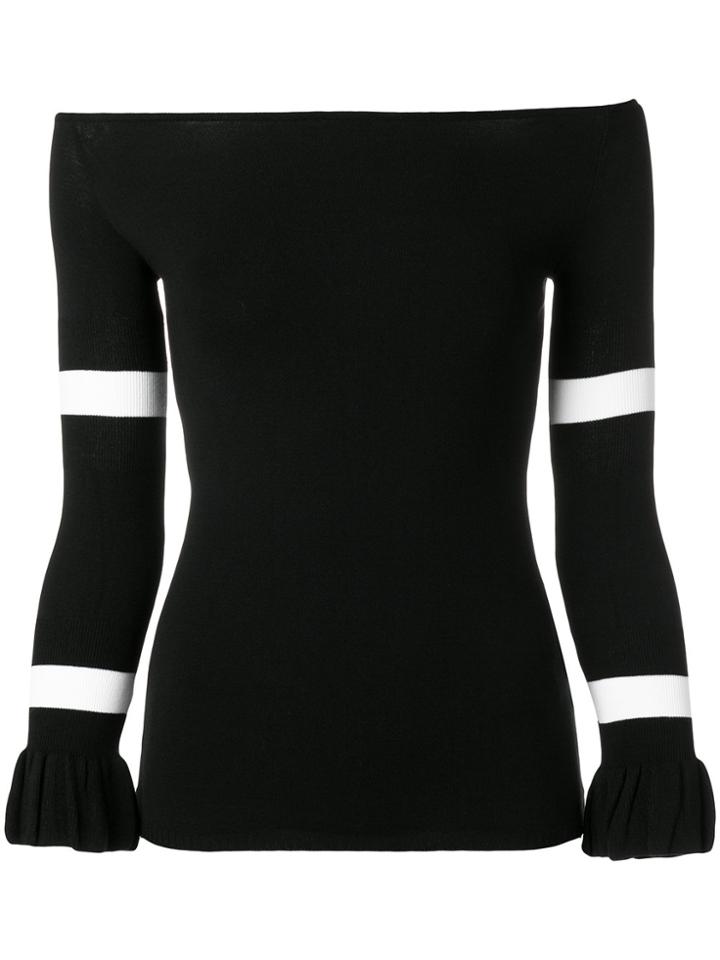 Akep Off Shoulder Jumper - Black