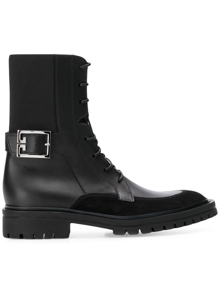 Givenchy Aviator Ankle Boots - Black