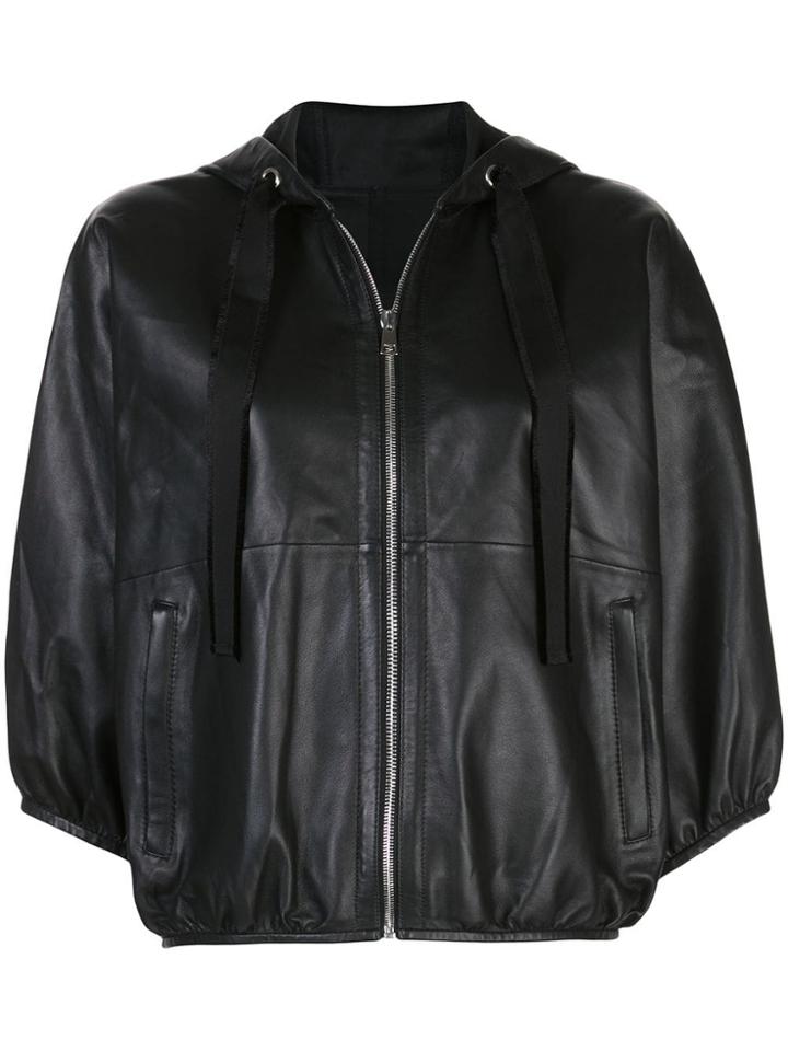 Red Valentino Hooded Jacket - Black