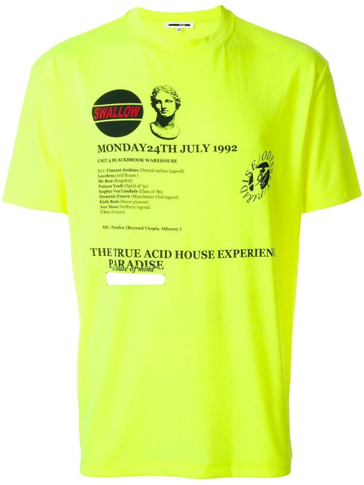 Mcq Alexander Mcqueen Graphic Print T-shirt - Yellow