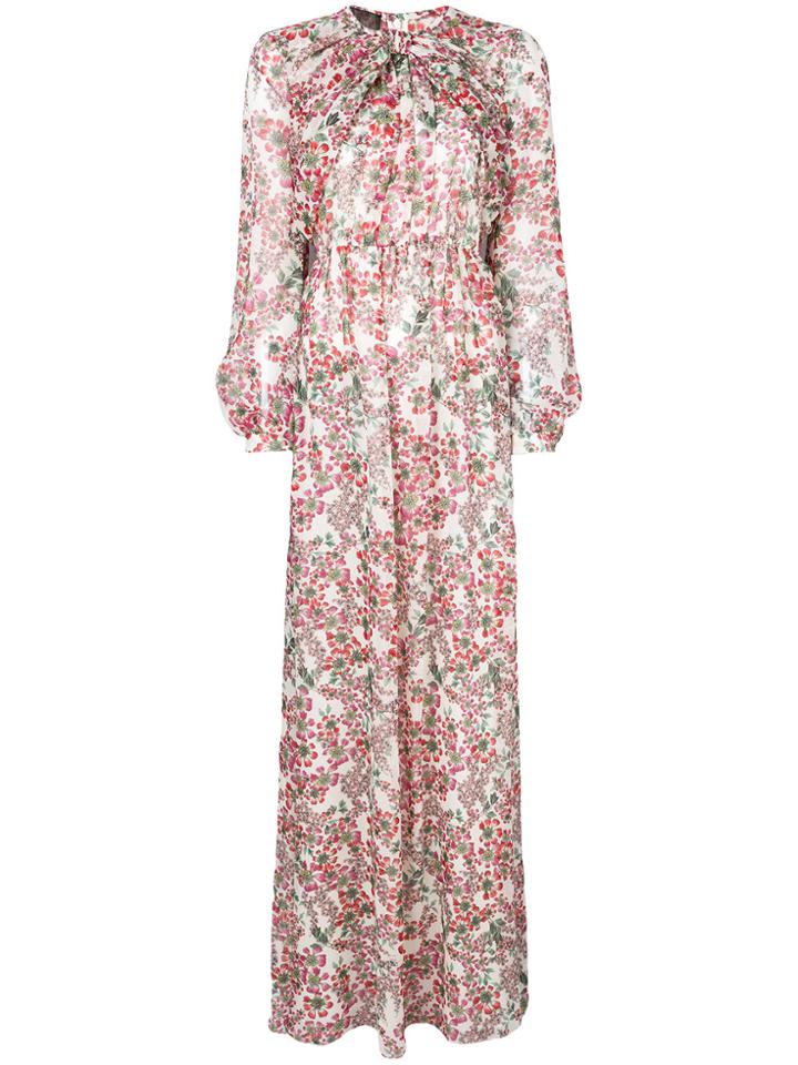 Giambattista Valli Fantasia Silk Georgette Dress - Multicolour