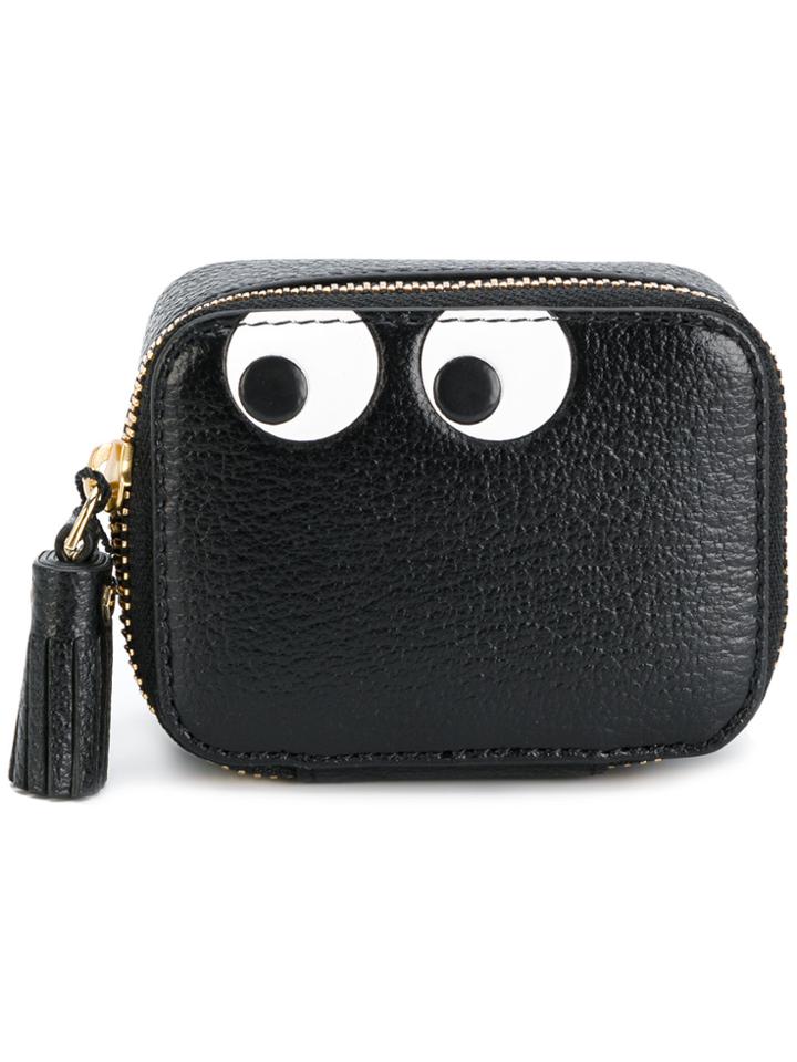 Anya Hindmarch Cartoon Eyes Purse - Black