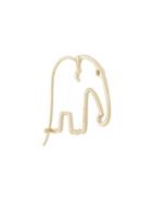 Yvonne Léon 9kt Gold And Diamond Elephant Earring