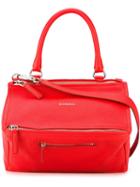 Givenchy Pandora Tote, Women's, Red, Goat Skin