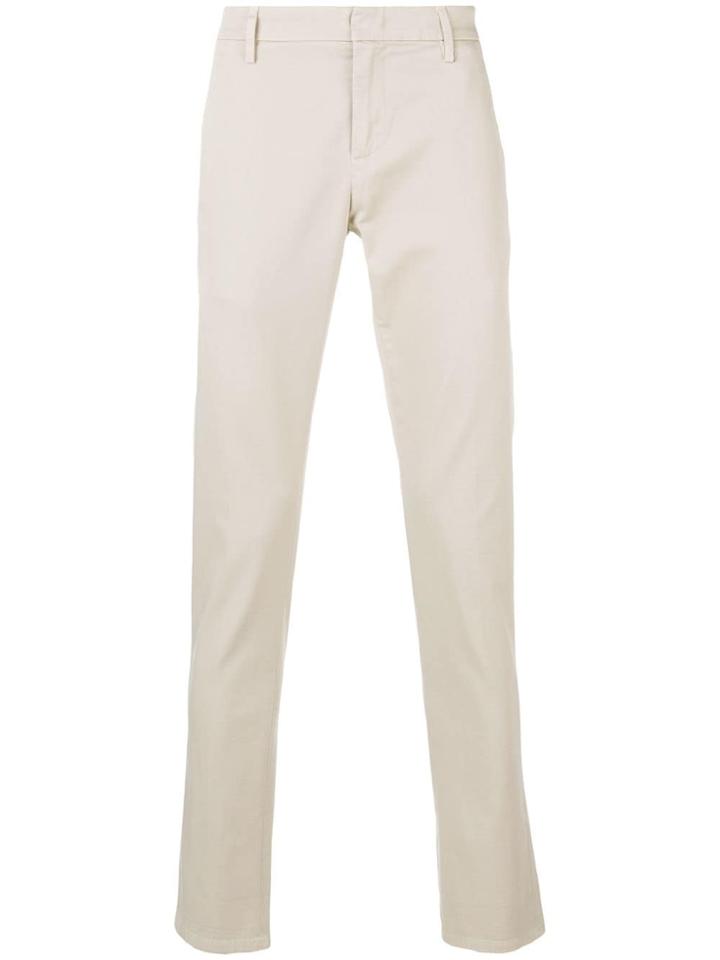 Dondup Tailored Fitted Trousers - Neutrals