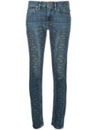 Hysteric Glamour Swirl Print Jeans - Blue