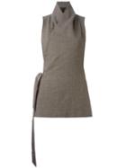 Rick Owens Tie Waist Sleeveless Top
