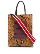 Nº21 Snake-print Shopper Bag - Brown