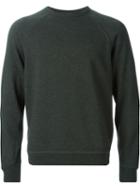 T By Alexander Wang Crew Neck Sweatshirt, Men's, Size: Xs, Grey, Cotton/polyester/spandex/elastane