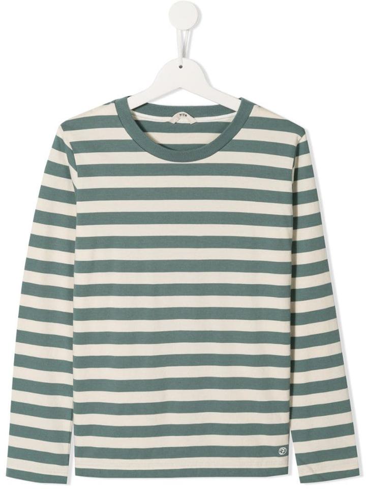Fith Teen Striped Top - White