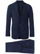 Lardini Two-piece Suit, Men's, Size: 50, Blue, Cotton/cupro/viscose/wool
