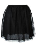 Red Valentino Tulle Mini Skirt - Black