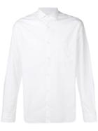 Z Zegna Plain Button Shirt - White
