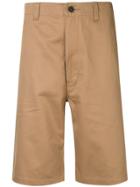 Junya Watanabe Man Camouflage Print Pocket Shorts - Brown