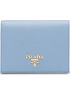 Prada Small Saffiano Wallet - Blue