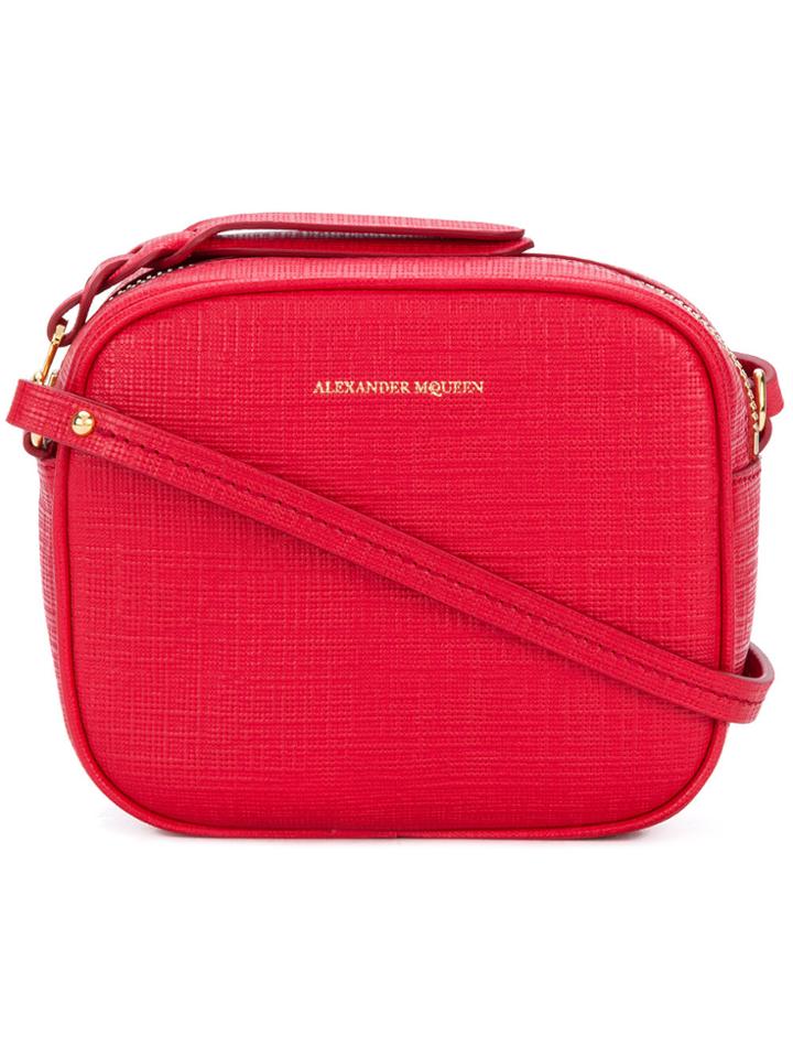 Alexander Mcqueen Camera Shoulder Bag - Red
