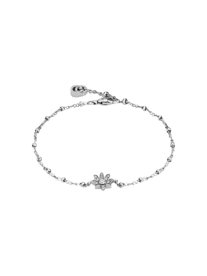 Gucci Bracelet With Flower And Diamonds - 9066