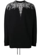 Marcelo Burlon County Of Milan Abstract Print Sweatshirt, Men's, Size: Xs, Black, Cotton