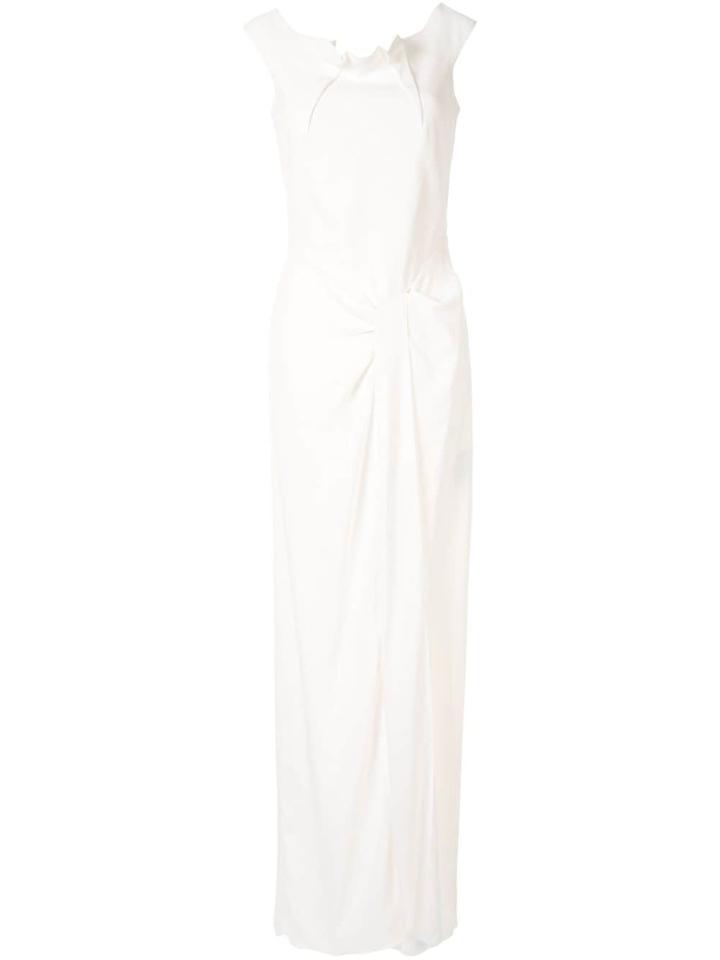 Roland Mouret Deauville Off-the-shoulder Gown Gown - White