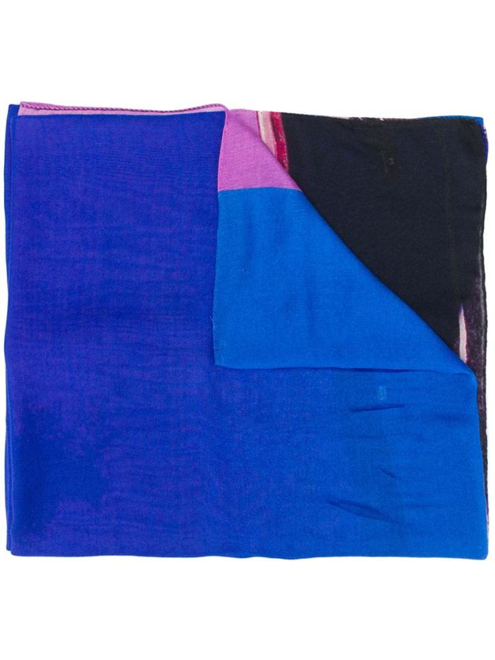 Ps Paul Smith Paul's Photo Scarf - Blue