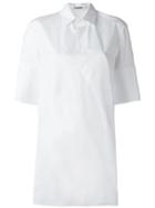 Jil Sander Shortsleeved Shirt Tunic - White