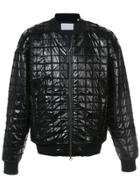 Private Stock Ma-1 Quilted Bomber Jacket - Black