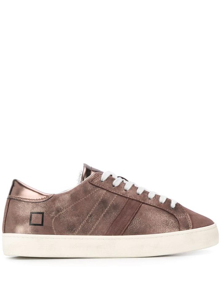 D.a.t.e. Hill Low Metallic Sneakers
