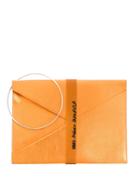 Mm6 Maison Margiela Binder Envelope Clutch - Orange