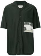 Song For The Mute Patch Detail Shirt - Green