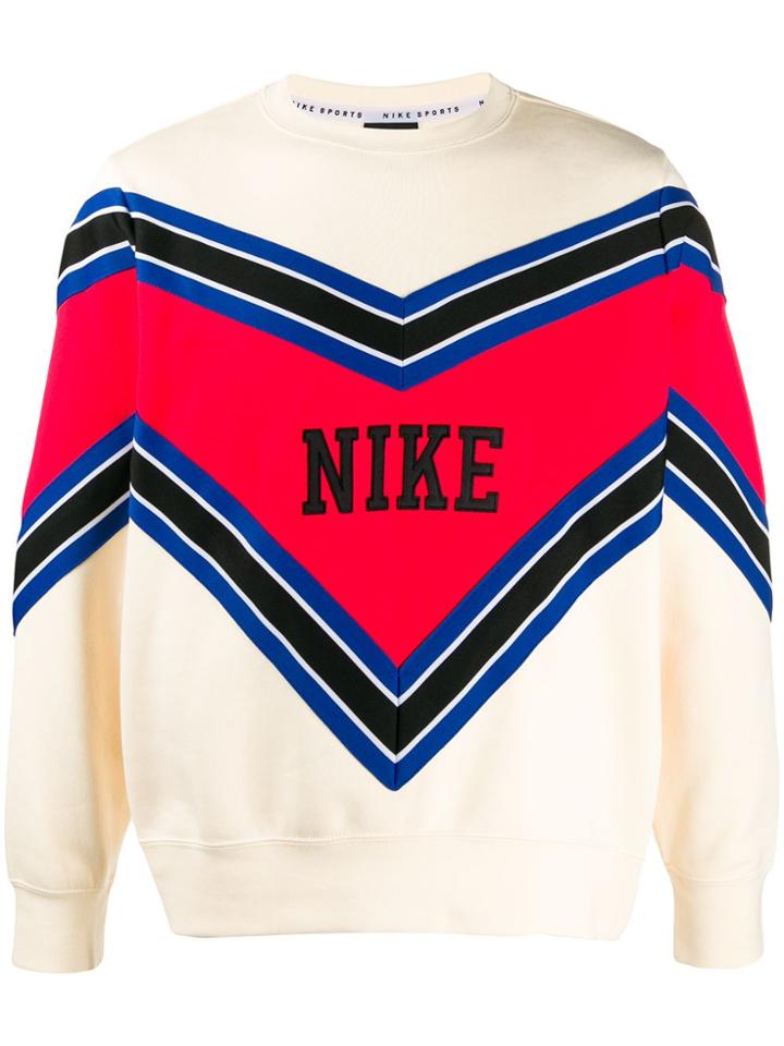 Nike Crew Neck Fleece Sweatshirt - Neutrals