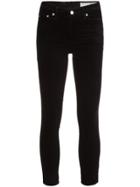 Rag & Bone /jean Velvet Skinny Trousers - Black