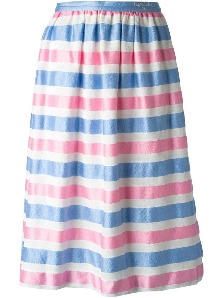 Courreges Vintage Striped Full Skirt