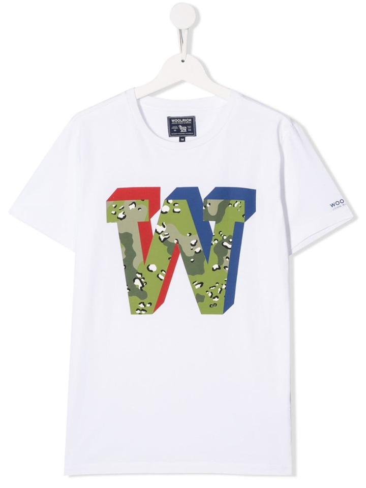 Woolrich Kids Teen W T-shirt - White