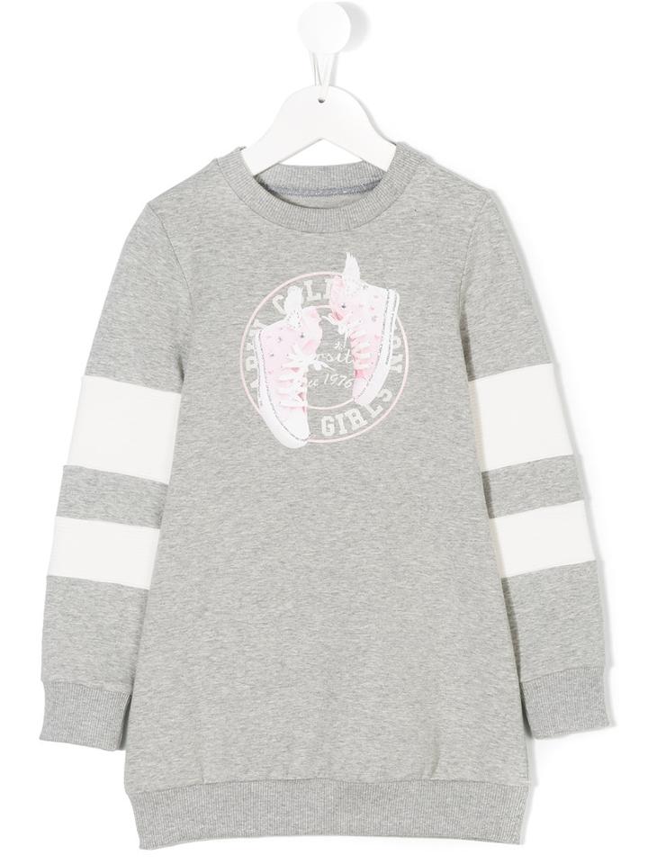 Lapin House - Logo Print Sweatshirt - Kids - Cotton/spandex/elastane - 2 Yrs, Grey