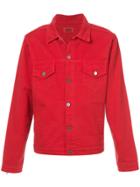 424 Fairfax Classic Denim Jacket - Red