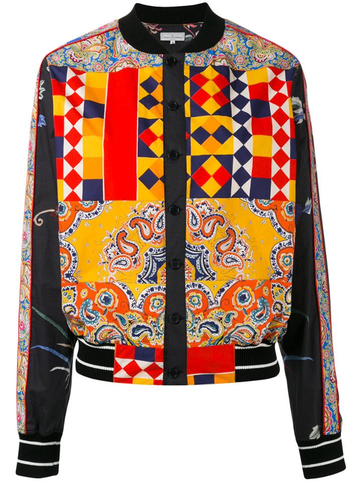 Pierre-louis Mascia Diomepape Bomber Jacket - Blue